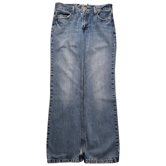 Vintage Aeropostale Bootcut Jeans Mens 31x32 Distressed Driggs Slim Y2K Denim - Picture 1 of 6